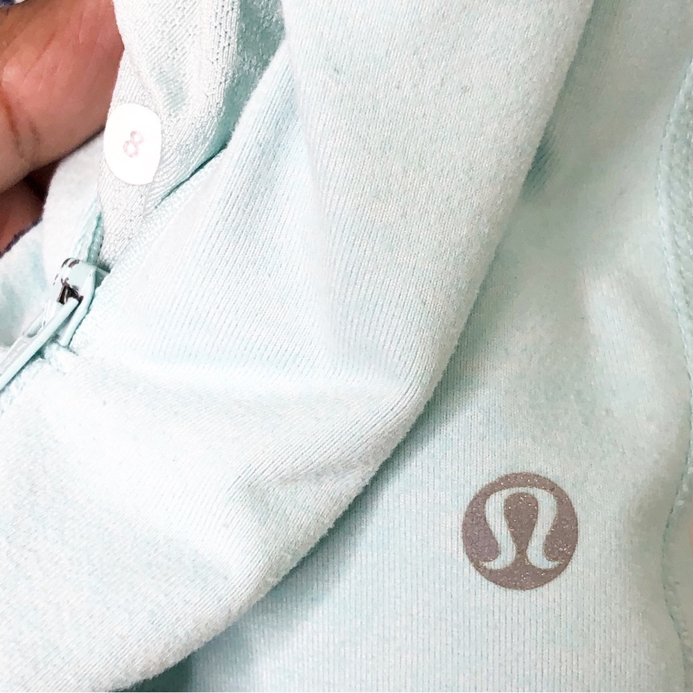 Lululemon In Stride Heathered Aquamarine Jacket - Picture 8 of 11